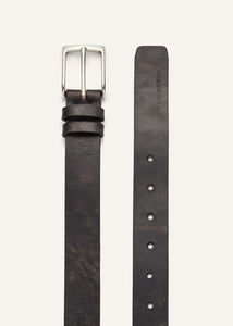 PF25 BELT 03 BURGUNDY SILVER