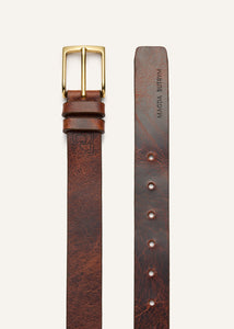 PF25 BELT 05 BROWN GOLD