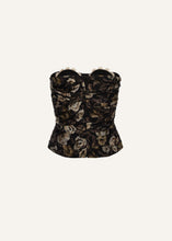 Load image into Gallery viewer, PF25 CORSET 02 BLACK PRINT

