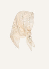 Load image into Gallery viewer, PF25 CROCHET 05 SCARF CREAM
