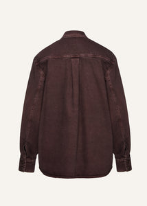 PF25 DENIM 01 SHIRT BROWN