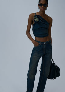 PF25 DENIM 02 BLOUSE VNTG BLUE