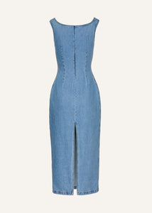 PF25 DENIM 04 DRESS LIGHT BLUE