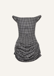 PF25 DRESS 06 GREY CHECK