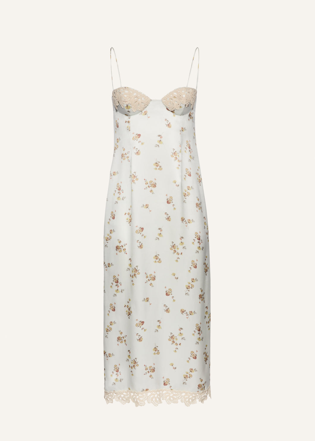 PF25 DRESS 14 CREAM PRINT