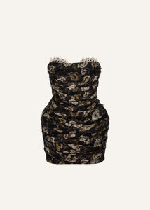 PF25 DRESS 27 BLACK PRINT