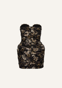 PF25 DRESS 27 BLACK PRINT