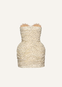 PF25 DRESS 27 CREAM DOTS