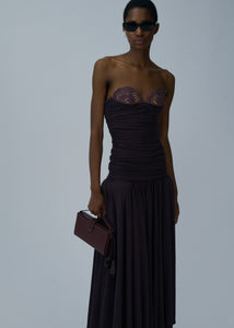 PF25 DRESS 28 BORDEAUX