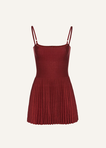 PF25 KNITWEAR 11 DRESS ORANGE