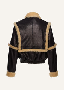 PF25 LEATHER 10 JACKET NAVY