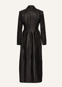PF25 LEATHER 15 COAT BLACK