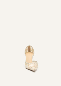 PF25 PUMPS CROCHET CREAM