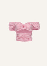 Load image into Gallery viewer, Wrap cutout tshirt in pink
