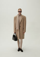 Load image into Gallery viewer, Alpaca car coat in beige

