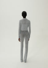 Load image into Gallery viewer, Cropped crochet jacket in light blue
