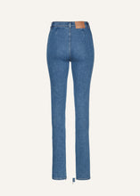 Load image into Gallery viewer, Slim denim pants in blue
