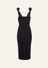 Load image into Gallery viewer, Muslin straps tube dress in black
