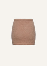 Load image into Gallery viewer, Mohair mini skirt in caramel
