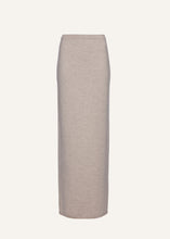 Load image into Gallery viewer, Knitwear maxi skirt in beige
