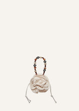 Load image into Gallery viewer, Magda bag beads strap in cream crochet
