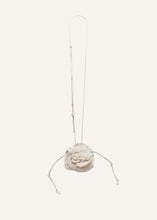 Load image into Gallery viewer, Small Magda bag beads strap in cream crochet

