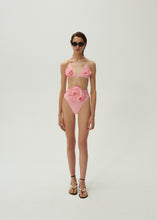 Load image into Gallery viewer, Classic high waist swim bottom in pink
