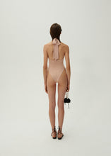 Load image into Gallery viewer, Halterneck bodysuit in beige
