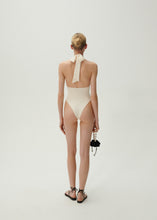Load image into Gallery viewer, Halterneck bodysuit in cream
