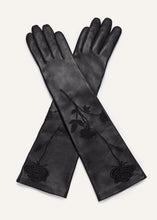 Load image into Gallery viewer, RE24 LEATHER 13 GLOVES BLACK
