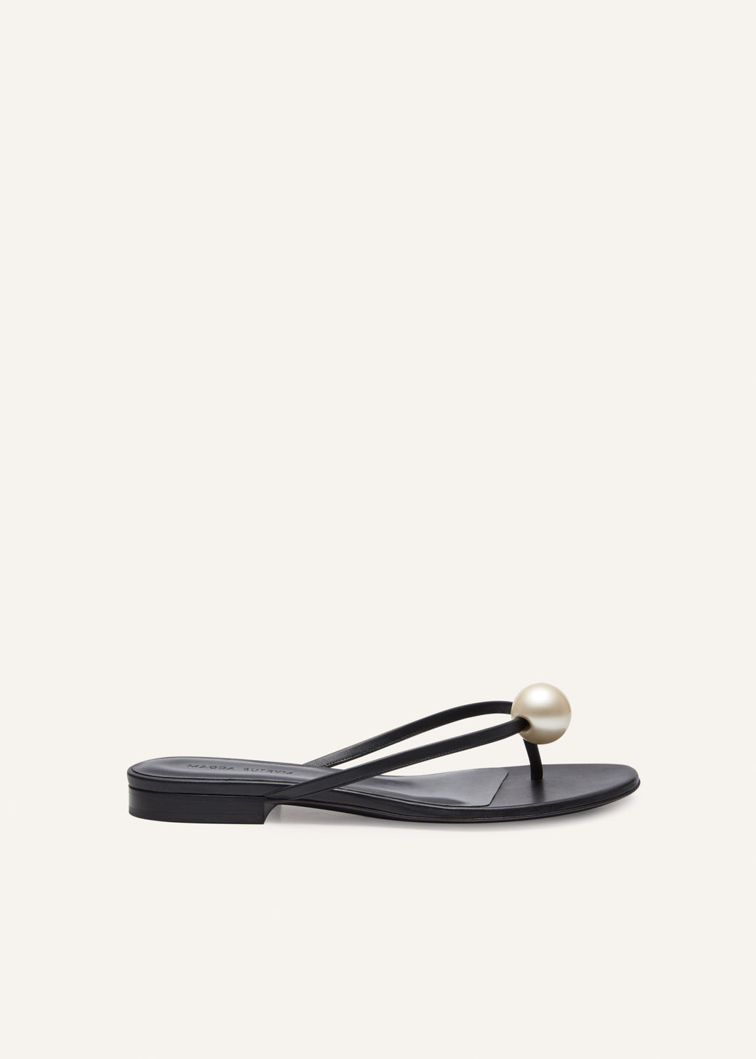 RE24 THONG SANDALS BLACK PEARL