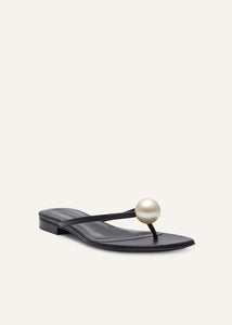 RE24 THONG SANDALS BLACK PEARL