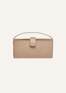 RE25 APOLONIA BAG BEIGE SUEDE LEATHER