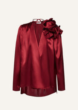 Load image into Gallery viewer, RE25 BLOUSE 02 BORDEAUX
