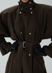 RE25 COAT 01 BROWN