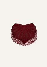 Load image into Gallery viewer, RE25 CROCHET 02 SKIRT BORDEAUX
