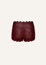 Load image into Gallery viewer, RE25 CROCHET 04 SHORTS BORDEAUX
