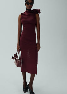 RE25 DRESS 26 BORDEAUX