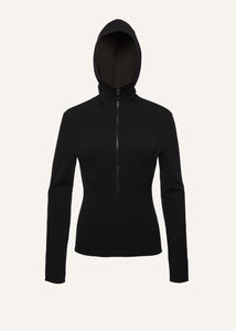 RE25 HOODIE 01 BLACK