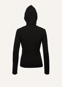 RE25 HOODIE 01 BLACK