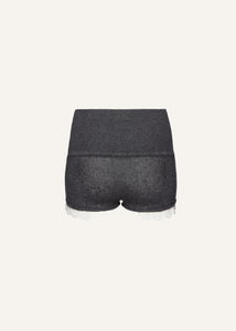 RE25 KNITWEAR 07 SHORTS GREY