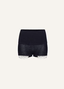 RE25 KNITWEAR 07 SHORTS NAVY