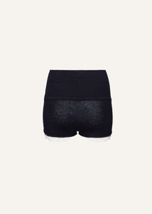 RE25 KNITWEAR 07 SHORTS NAVY