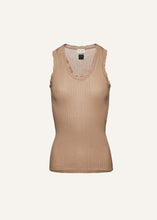 Load image into Gallery viewer, RE25 KNITWEAR 14 TOP BROWN
