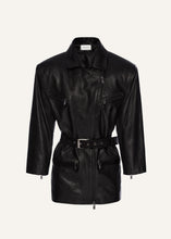 Load image into Gallery viewer, RE25 LEATHER 07 JACKET BLACK
