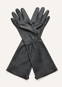 RE25 LEATHER 19 GLOVES BLACK