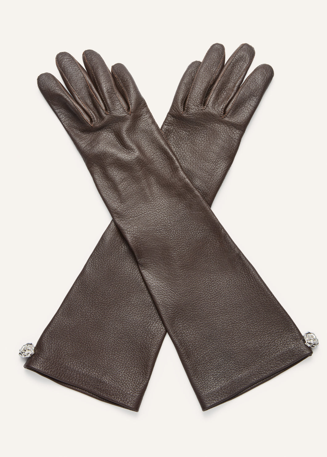 RE25 LEATHER 19 GLOVES BROWN