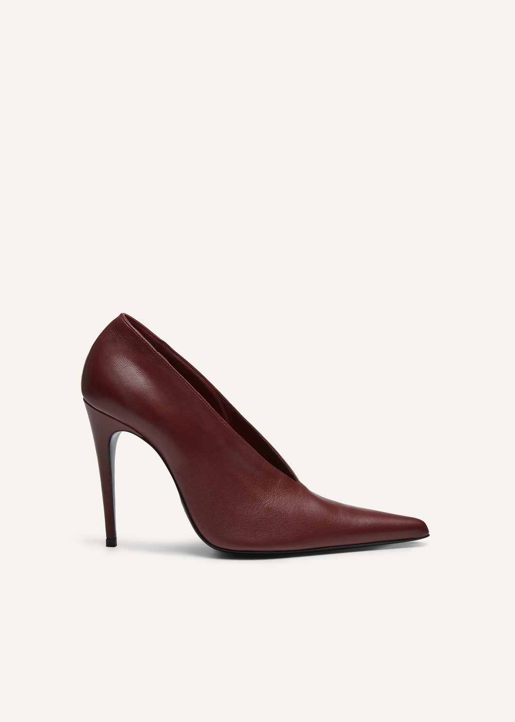 RE25 PUMPS LEATHER BURGUNDY