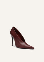 Load image into Gallery viewer, RE25 PUMPS LEATHER BURGUNDY
