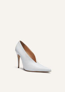 RE25 PUMPS LEATHER WHITE